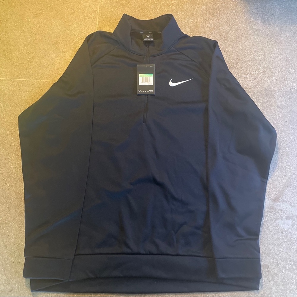 New w/ Tag Nike Long Sleeve Quarter Zip Therma Dri Fit Men Size XL NWT
